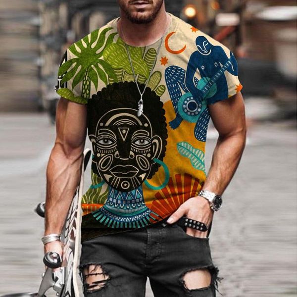 

men's t-shirts kancoold men t-shirt fashion casual print short sleeve round neck summer cotton tees clothes, White;black
