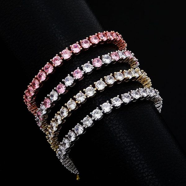 

tennis ankle bracelet women's anklet foot jewelry vendor gold plated copper diamond ankle bracelets for women, Red;blue