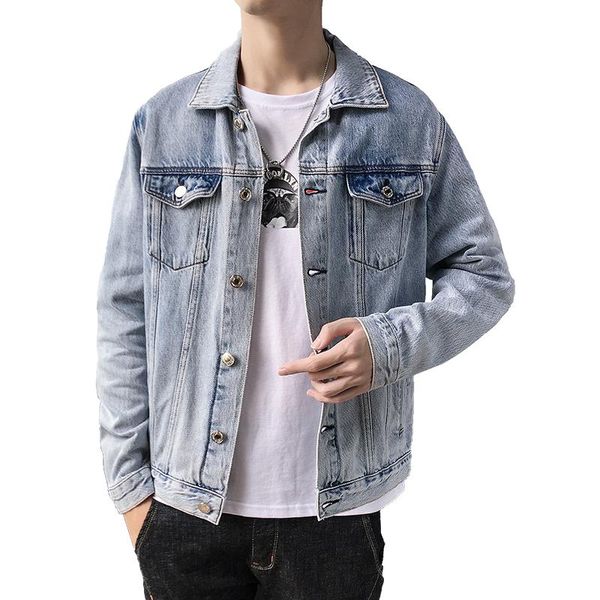 

men's jackets 2021 casual bomber jacket hip hop retro denim street style fashion jacket,955, Black;brown