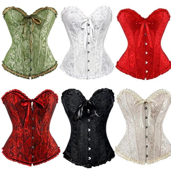 

court bodywear multicolored jacquard tissue british corset pyjamas kawaii woman pajamas sleep fnmv, Black;red