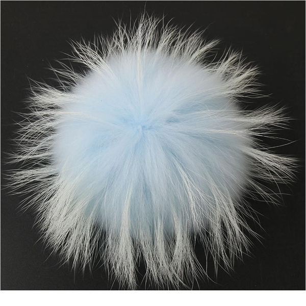 

5 pcs 15cm real raccoon fur pompoms 13cm fox pompom fur pom poms natural fur pompon for hats bags shoes scarves acc jlljdg