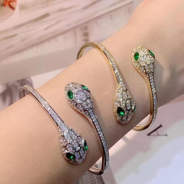 

luxury gold color vintage snake bangle with crab shell star bohemian cuff bracelets for women femme fashion jewelry s0850, Black