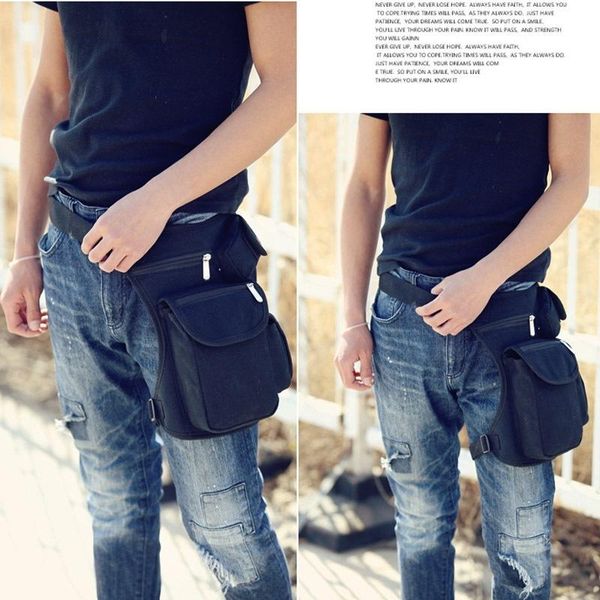 

waist bags multifunction outdoor cotton sport leg bag canvas money belt fanny pack a lot of use and more choose for men