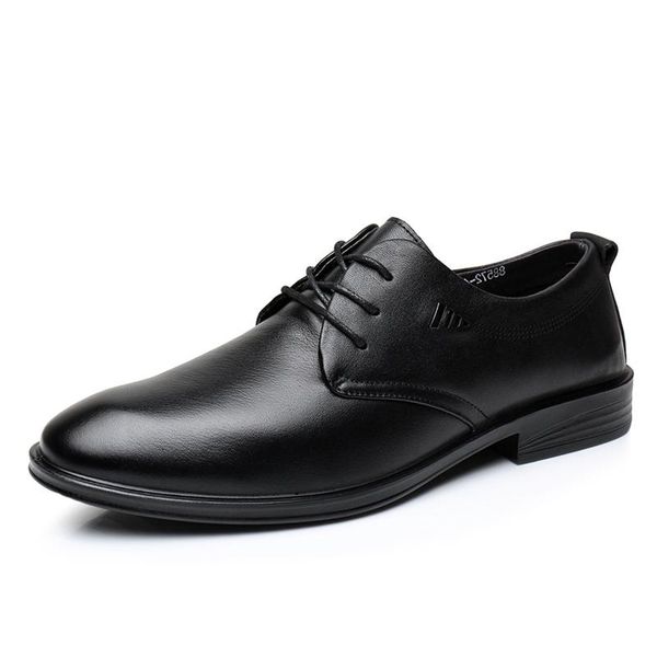 

dress shoes man 2021 spring fashion men comfy office business style durable outsole loafers brand casual, Black