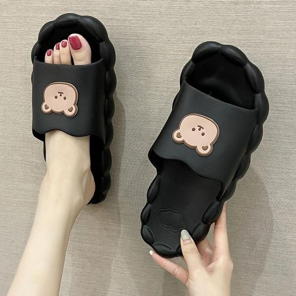 

slippers the 2021 indoor beach for women are a fashion summer wear sandals, Black