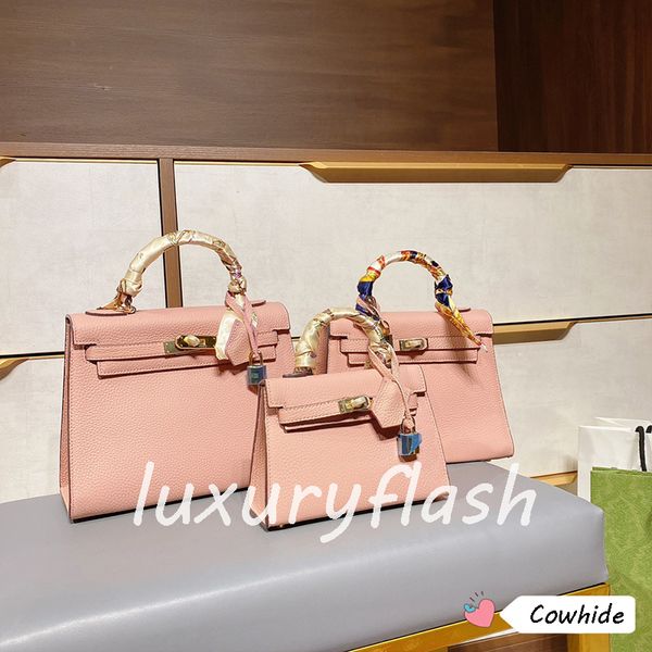 

9 color genuine leather lady handbags luxurys designers banquet party bags women 2021 new fashion crossbody bag handle totes 3 size purse