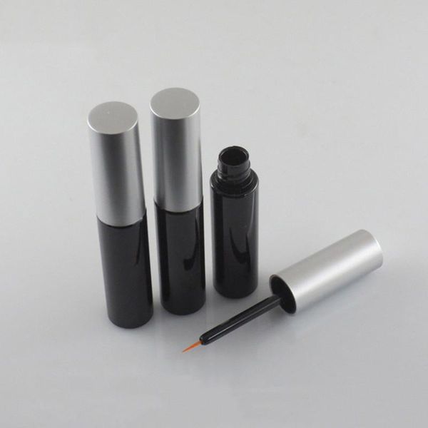 

storage bottles & jars 20/50/100pcs 8ml empty liquid eyeliner refillable tube with matte silver cap diy mini glue packing bottle sample