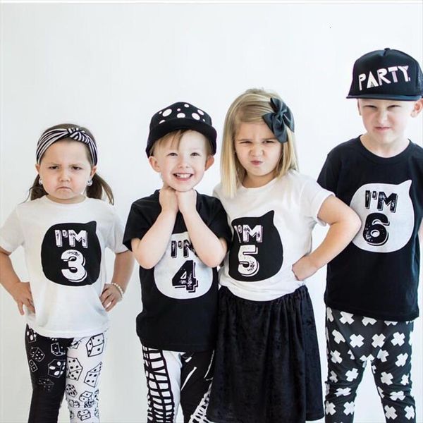 

boys and girls 1 2 3 4 5 6 7 8 9 10 years number birthday t shirt children present, Blue