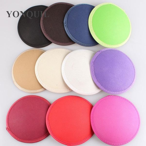 

stingy brim hats 5.2"(13cm) 14 colors round fascinator bases mini wome cute party diy hair accessories craft 36pcs/lot, Blue;gray