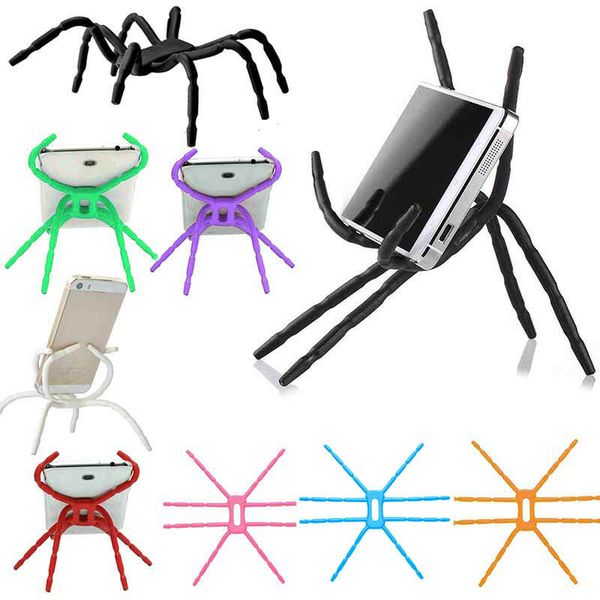 Supporto universale per telefono Spider per tutti i cellulari Telefoni per auto Gancio per fotocamera Gancio per impugnatura Supporto per GPS