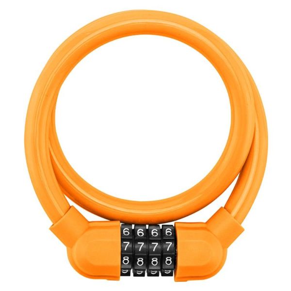 

bike locks green lock steel 1* 143g 1pc anti-theft black blue four-digit code