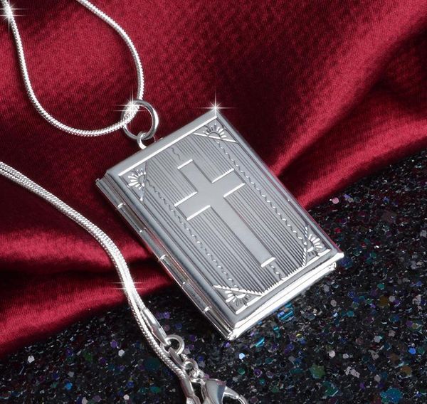 

2021 silver jewelry pendant fine fashion cross box pendant 925 jewelry silver plated necklace pendants fashion gift necklace quality