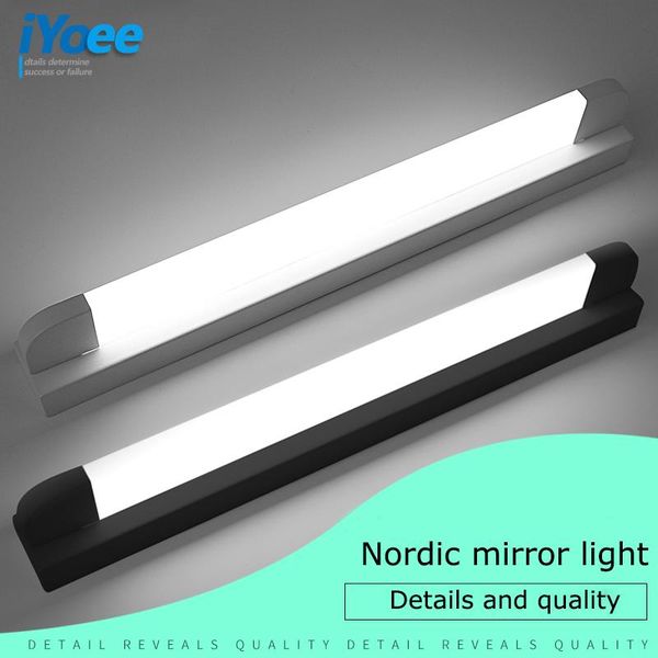 

wall lamp modern bathroom led vanity light indoor bedroom black white decoration mural mirror lighting sconce fixtures