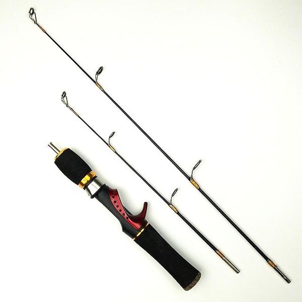 

boat fishing rods ice rod double tips winter sections length 0.55m 0.66m casting set spinning pole short tackle