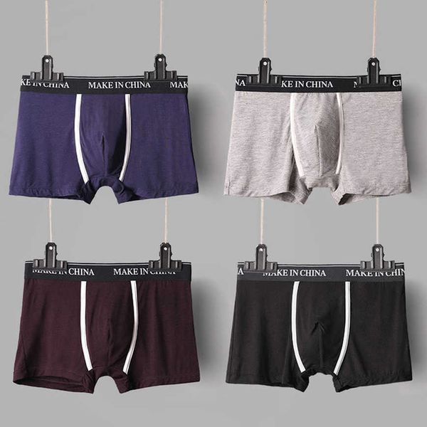 

underpants cotton large size men's boxer shorts 6xl / 7xl 8xl older underwear loose belt comfortable, Black;white