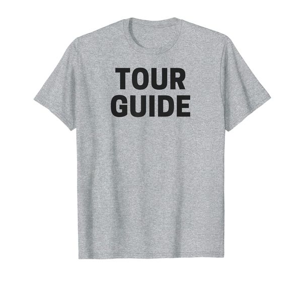 

tour guide t-shirt, White;black
