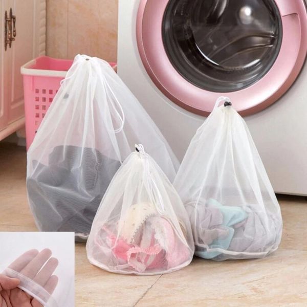 

laundry bags 3 pcs washing bag clothing care foldable protection net filter underwear bra socks machine clothes
