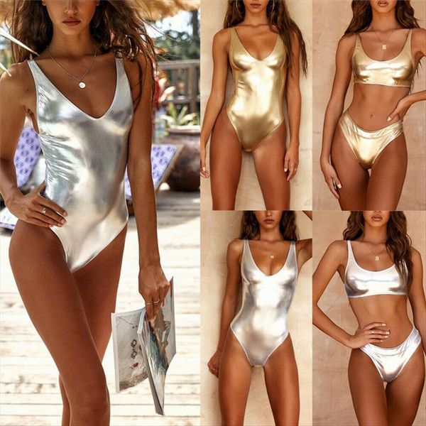 

gold color sliver summer beach women rompers style casual, Black;white