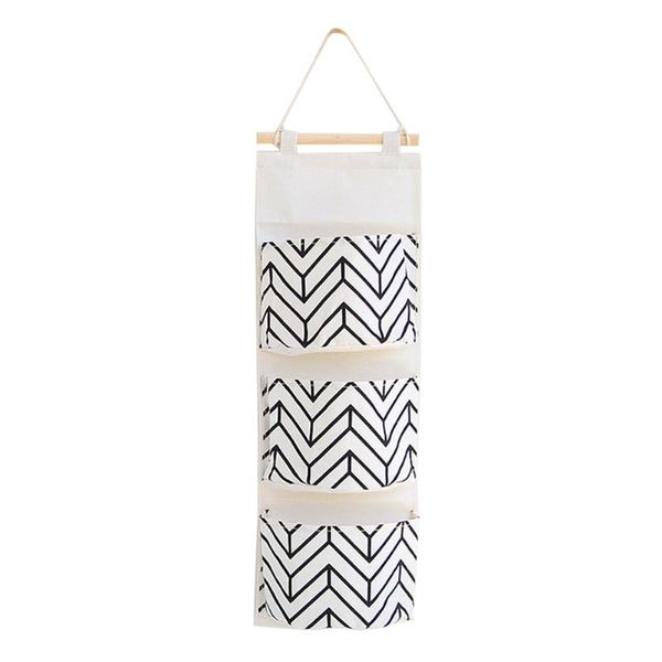 

home decor bathroom 3 pocket door back large capacity bedroom vertical wall hanging bag waterproof space saving wardrobe storage