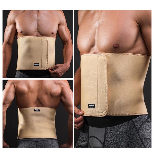 

wrist support jingba neoprene adjustable modeling body corset shaper waist trimmer slim fit abdominal sweat belt drop, Black;red