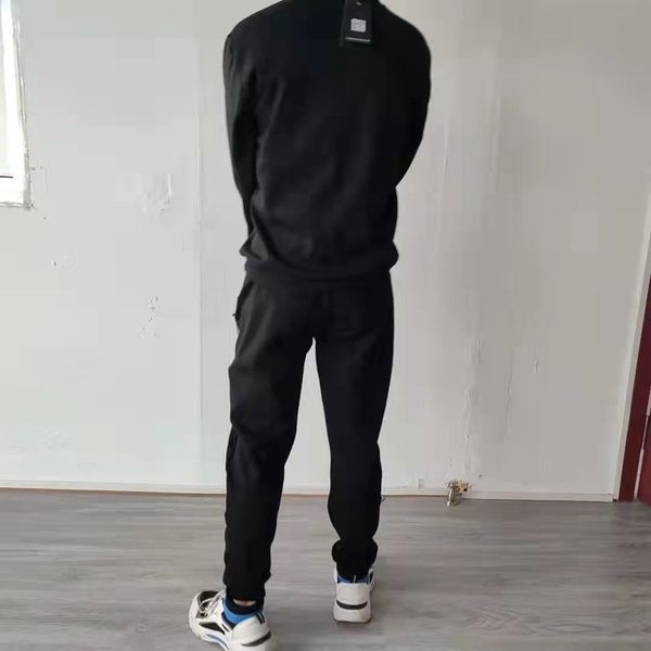 

men's sport plush sweater with side letters, Gray