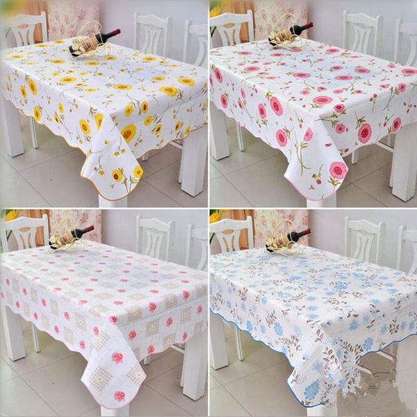 

1pcs 106x152cm new fashion pvc european rural thickening printing tablecloth waterproof and oil tablecloth table cloth