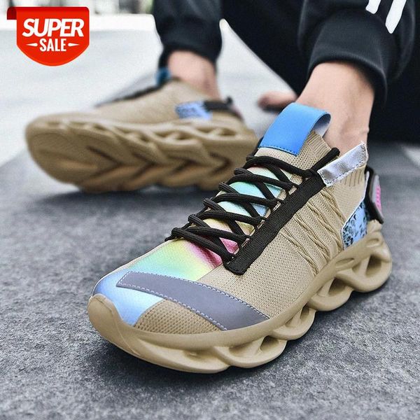

2020 fashion men's sneakers mesh breatheble male casual shoes men running shoes blade outdoor lace up big size 38-46 tenis sport #360l