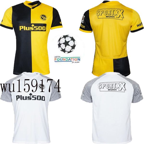 

bsc young boys soccer jersey 21 22 home black yellow away white 2021 2022 football shirt jacket camiseta de futbol, Black;red
