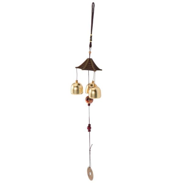 

christmas decorations wind bell pendant hanging bronze chime (tower height- about 45cm)