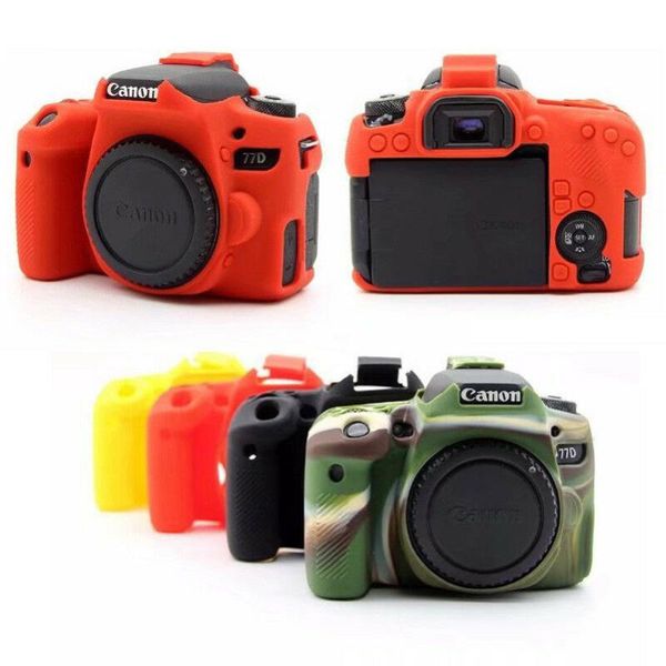 

storage bags anti-scratch soft silicone protective case for canon eos 77d camera bag body cover