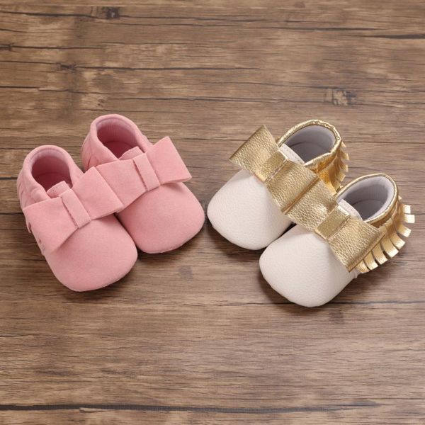 

first walkers 2021 baby spring autumn shoes tassel born girl boys causal anti-slip walker soft sole princess
