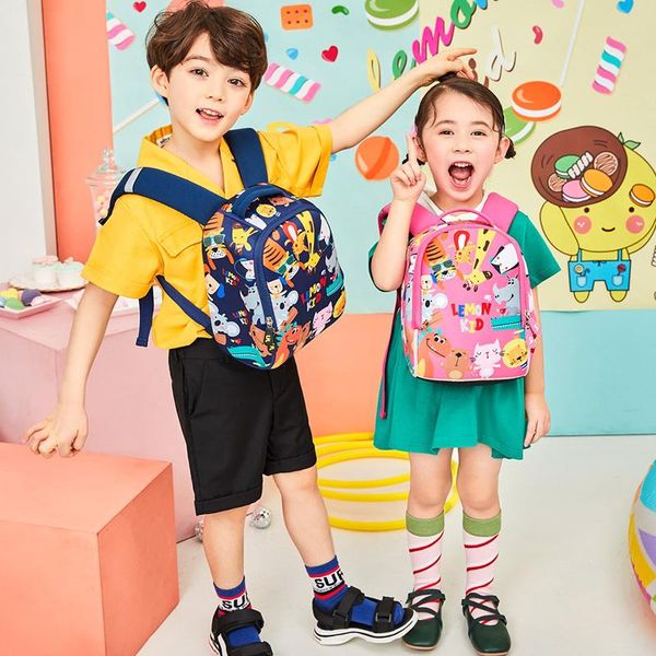 

school bags kid bag children cartoon cute bagpack lighten burden on shoulder fashion