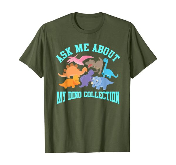 

Ask me about my Dino Collection - Trex Triceratops T-Shirt, Mainly pictures