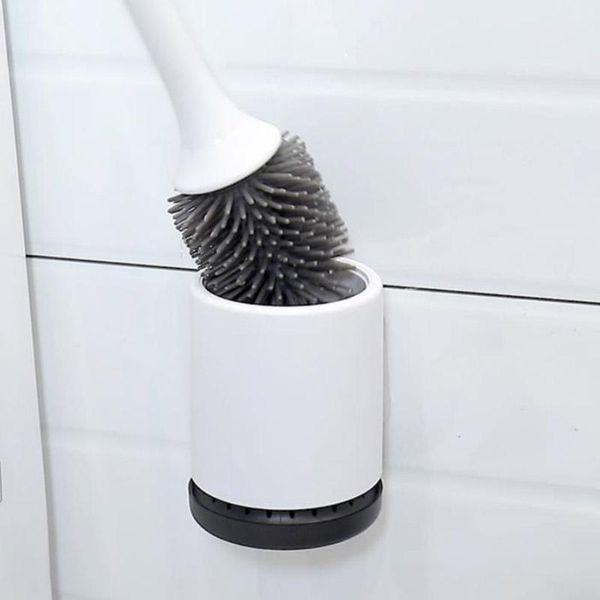 

bath accessory set toilet brush wall-mounted punch cleaning