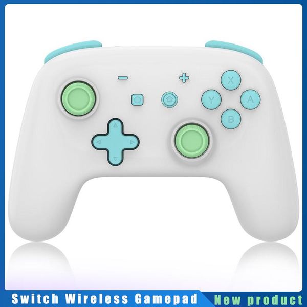 

game controllers & joysticks for switch wireless bluetooth gamepad controller with dual vibration joystick 600ma android pc