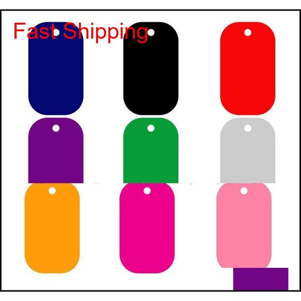 

colorful dog tag metal blank military pet dog id card tags aluminum alloy army dog tags no c jllgof dh_garden, Silver