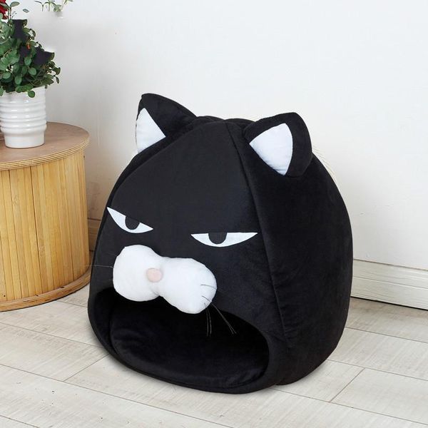 

cat bed house soft plush kennel puppy cushion small dogs cats nest winter warm sleeping pet dog bed pet mat supplies