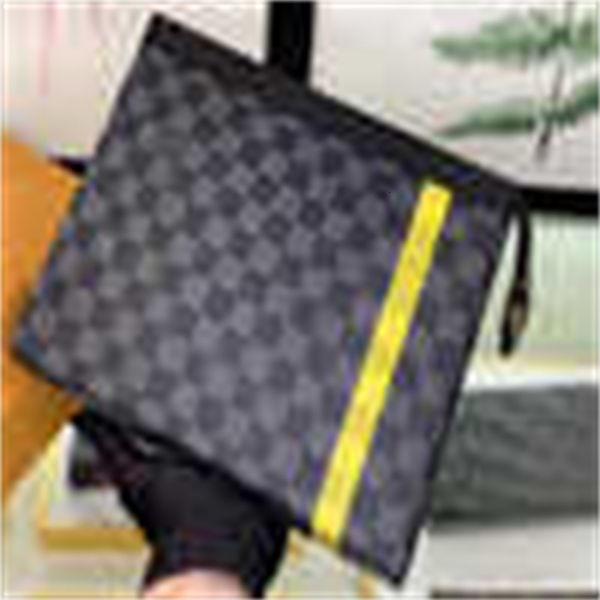 

holders brand designer luxury n64444 fashion wash bag men leather long wallet chain wallets compact purse clutches evening key card, Black;red