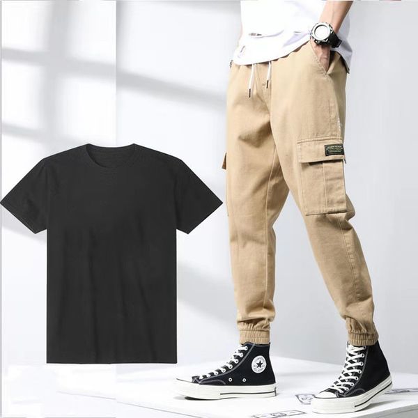 

fashion tracksuit sportsuits set men t shirts and pants casual brand fitness suits summer set size -4xl, Gray