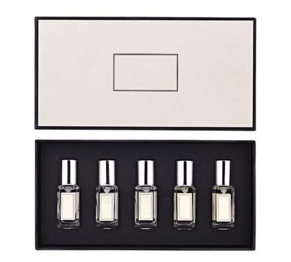 

fashion cologne 5 pcs set for men portable fragrance kits long lasting gentleman perfume sets smell 9 ml *5