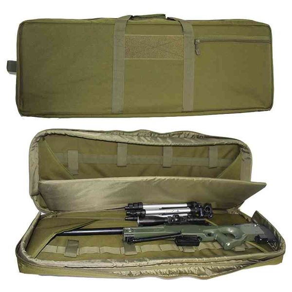 

tactical 36 90cm double rifle bag case for m4 ak47 ar 15 carbine backpack shooting airsoft sun gun hunting accessories