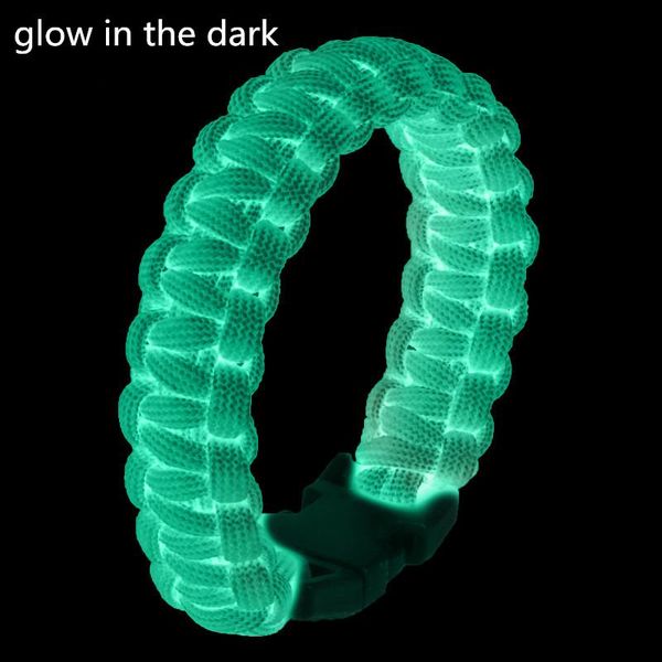 

glow in the dark paracord bracelet 550lb 4mm paracord bracelet parachute cord
