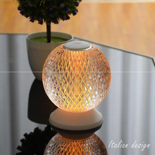 

table lamps crystal lamp, bedside lamp located in cartel, usb charging night light nordic acrylic decorative lamp,italy