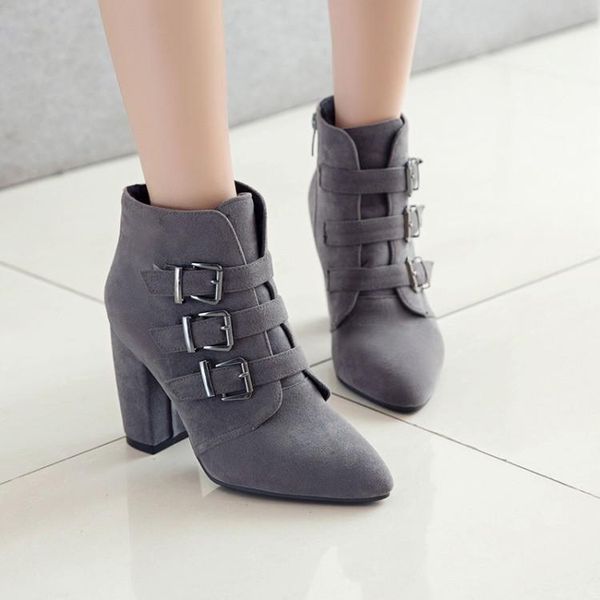

boots big size -1 women shoes ankle for ladies woman winter, Black