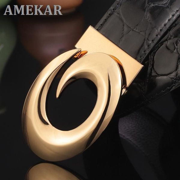 

belts designer men round slide buckle casual white belt fashion genuine leather young luxury waist strap ceinture homme, Black;brown