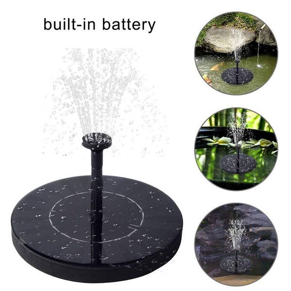 

artificial outdoor solar power fountain pump solar powered fountain bird bath for garden pool fish tank creative decoration