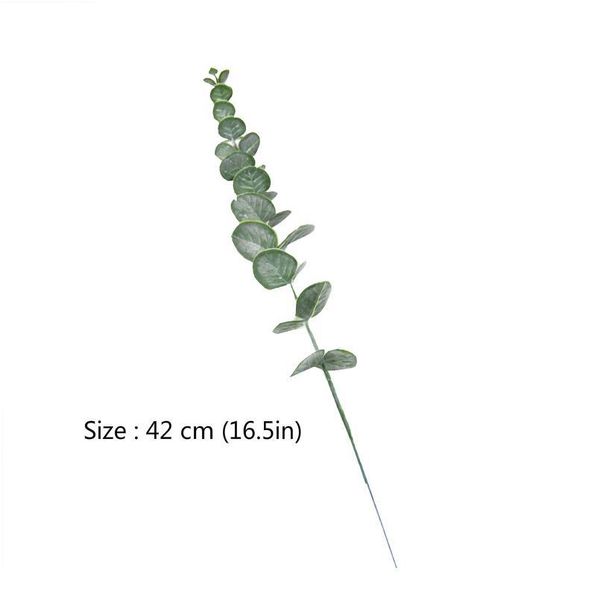 

simulation eucalipto single artificial eucalyptus leaf artificial plants for wedding shooting prop home decoration jllgey