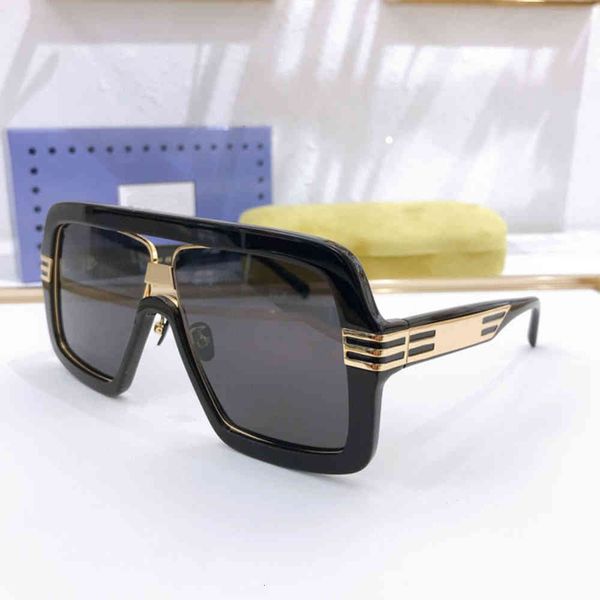 

2021 sunglasses fashion men and women with the same oversized frame sunglassess uv400 lens designer glasses 0900s withs, White;black