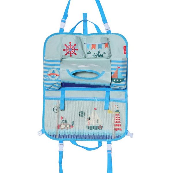 

car organizer seat back backseat protector for baby travel accessories(boat)
