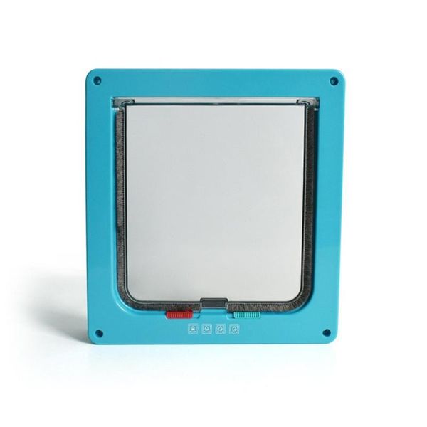 

cat carriers,crates & houses fs-m-996 pet plastic animal dog door kit products safety valve with 4-way lock weather resistance